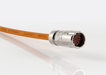 Der Steckverbinder Epic Power LS1 mit Schnell-Anschlusssystem. Bild: Lapp