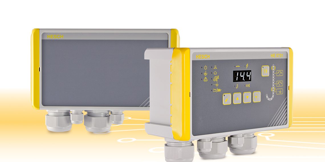 Das neue modulare Konzept der bewährten Magnetventilsteuerung HE 5731 von HESCH ermöglicht Anwendern die flexible Installation und optimale Handhabung der Bedieneinheit.