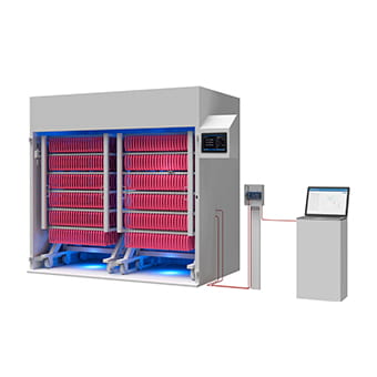 Kompakter Zweizonen-Spiralofen