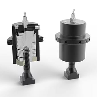 Hydromechanische Federspannzylinder