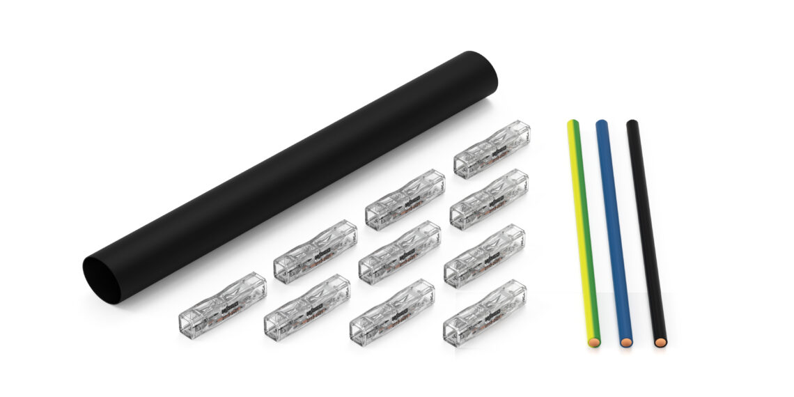 Verbindungsklemme für Leiterverlängerung oder ‑reparatur