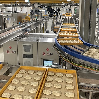 Intelligente Automatisierungslösung für Großbäckerei