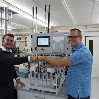 Prüfstand für elektrochemische Sensoren