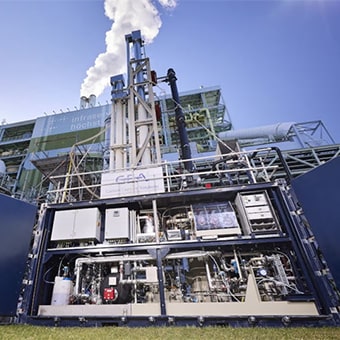 Carbon Capture-Pilotanlage im Industriepark Höchst