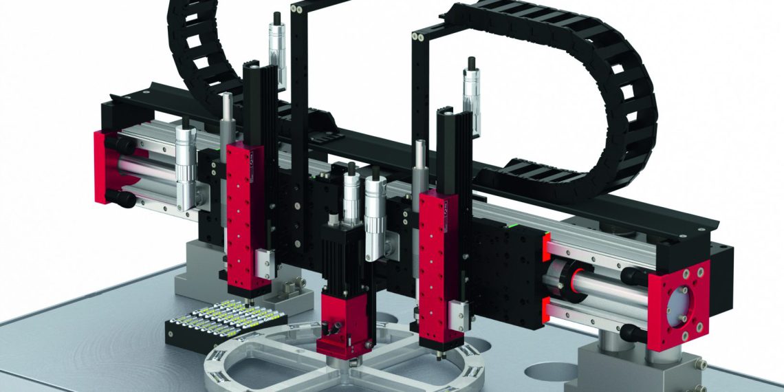 Das Handlingsystem Flex Speed eignet sich für flexible Anwendungen, bei denen unterschiedliche Positionen oder auch Programme und variable Folgen mit sehr kurzer Zykluszeit gefahren werden müssen. (Bild: Afag Automation AG)