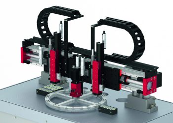Das Handlingsystem Flex Speed eignet sich für flexible Anwendungen, bei denen unterschiedliche Positionen oder auch Programme und variable Folgen mit sehr kurzer Zykluszeit gefahren werden müssen. (Bild: Afag Automation AG)