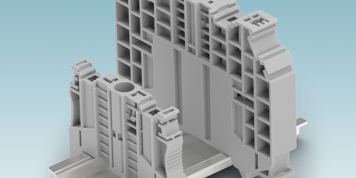 Endhalter für den Schaltschrankbau