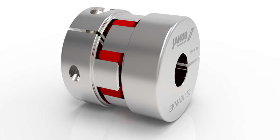 Wider­stands­fä­hi­ge Elas­to­mer­kupp­lung als Edelstahlvariante