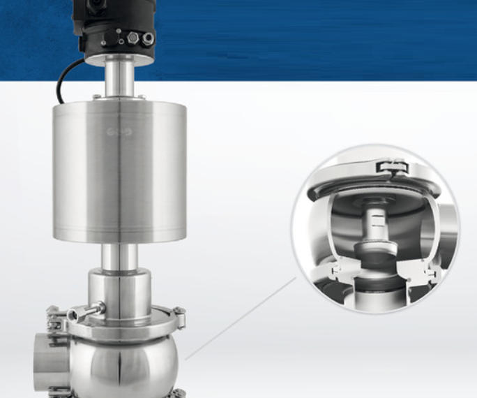 Aseptische Regelventile mit Membrantechnologie