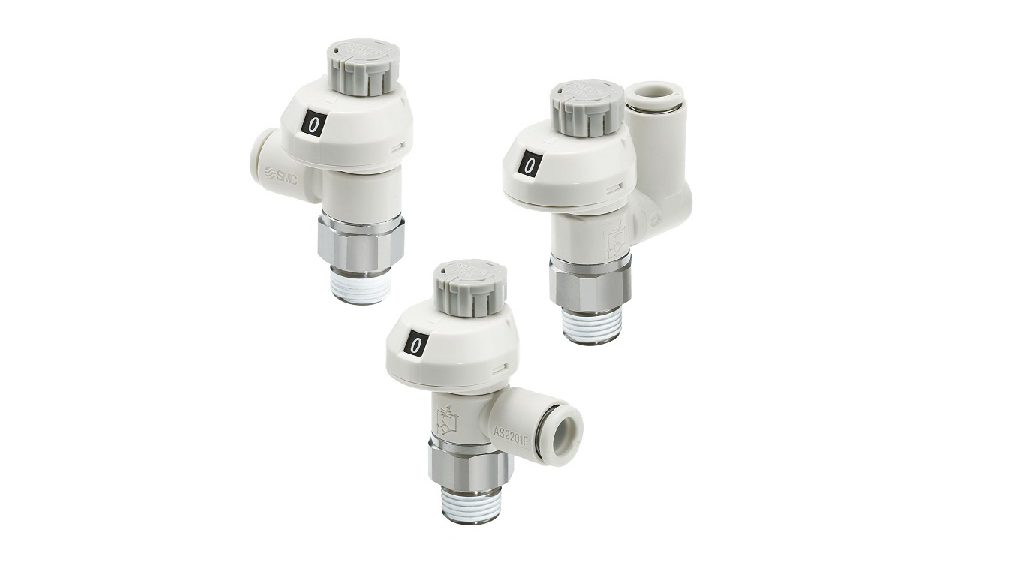 SMC Deutschland Drosselrückschlagventile mit Ziffernanzeige