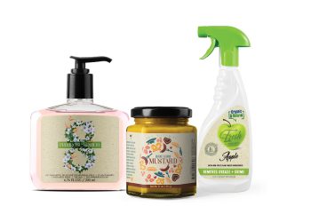 Das Etikett aus Graspapier bedruckt mit dem neuen tonerbasierten QL 300 ist für viele Anwendungsgebiete geeignet. Bild: Astro Nova