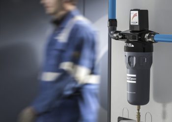 Energie- und platzsparend sind die UD+-Druckluftfilter von Atlas Copco.