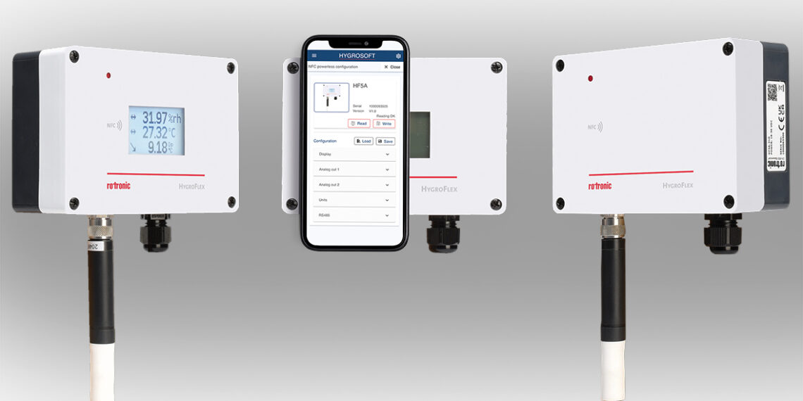 Kom­bi­nier­ter Mess­um­for­mer mit NFC-Technologie