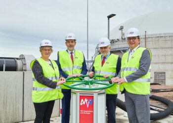 Inbe­trieb­nah­me von Bioabfall-Vergärungsanlage