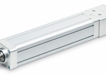 Elek­tri­scher Antrieb mit Ser­vo­mo­tor und Schubkraft