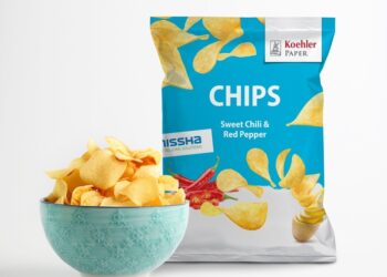 Nach­hal­ti­ges, metal­li­sier­tes Verpackungspapier