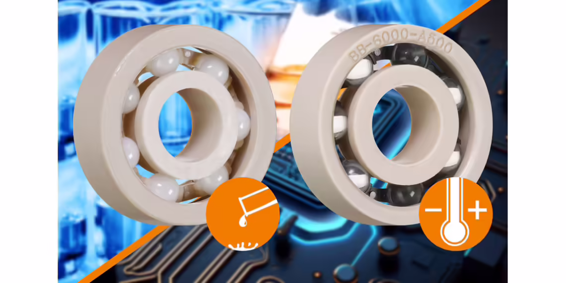 Poly­mer­ku­gel­la­ger als Alter­na­ti­ve zu Metallkugellager