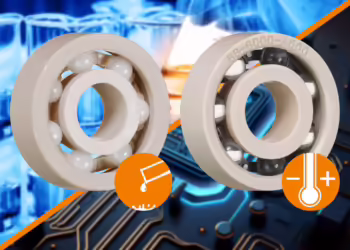 Poly­mer­ku­gel­la­ger als Alter­na­ti­ve zu Metallkugellager