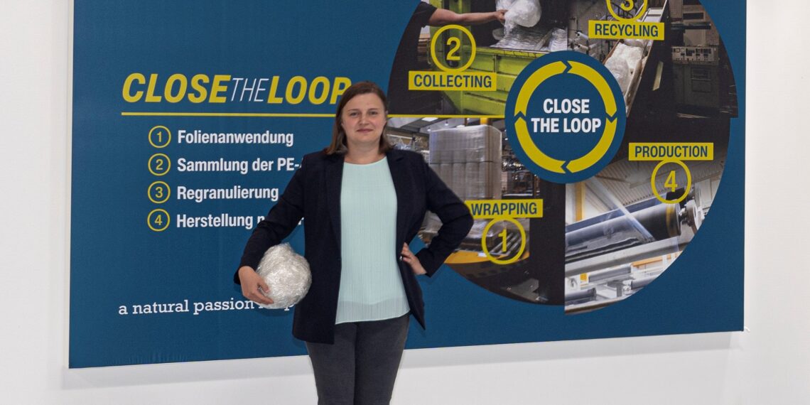 Kreis­lauf­sys­tem für Kunststoff-Stretchfolie