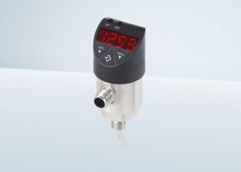 Elek­tro­ni­scher Druck­schal­ter für Hygiene-Anwendungen