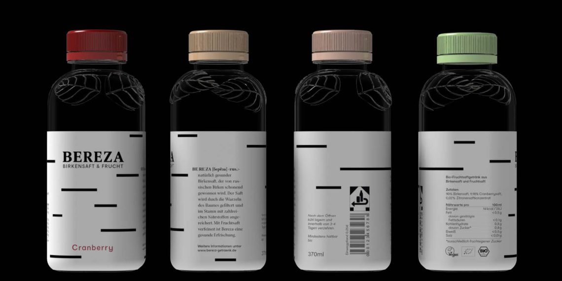 Das Konzept „Bereza“ stellt ein aus Birkenbäumen gewonnenes Wasser vor. Es verspricht Naturverbundenheit und absolute Reinheit. Bild: KHS-Gruppe
