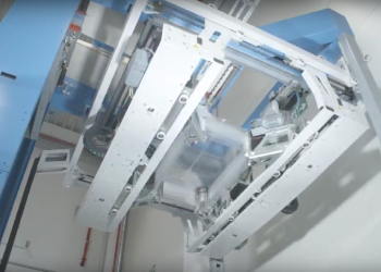 Verpackungsanlage für palettierte Bio-Produkte Beumer Group