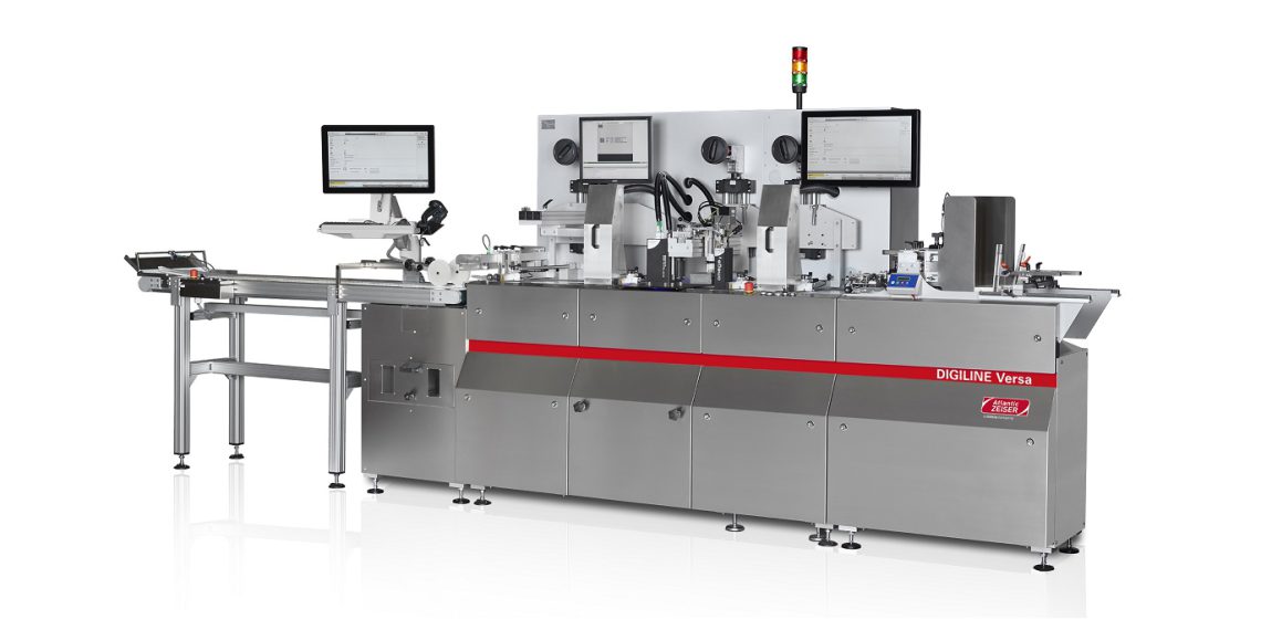 Die Digiline Versa glänzt nicht nur mit integrierter Serialisierungssoftware und wegweisender Drucktechnologie, sondern auch mit zukunftsfähiger Vernetzungsoption. (Bild: Atlantic Zeiser)