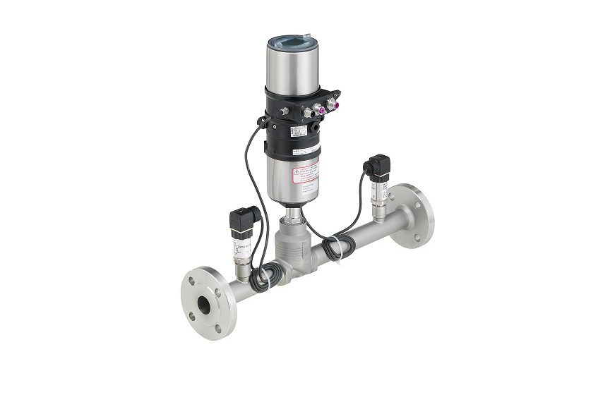 Luftmengenregler mit geschlossenem Regelkreis: Zuverlässige Luftmengenregelung für die stabile Förderung von Schüttgütern. Bild: Bürkert Fluid Control Systems)