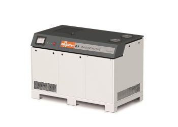 Die neue Drehschieber-Vakuumpumpe R 5 PLUS von Busch ist äußerst energieeffizient und durch ihre Konnektivität bereit für Industrie 4.0.