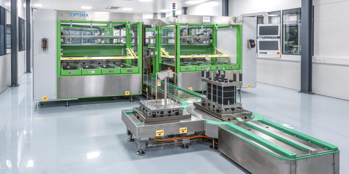 Seri­el­le Her­stel­lung von Elektrolyse-Stacks