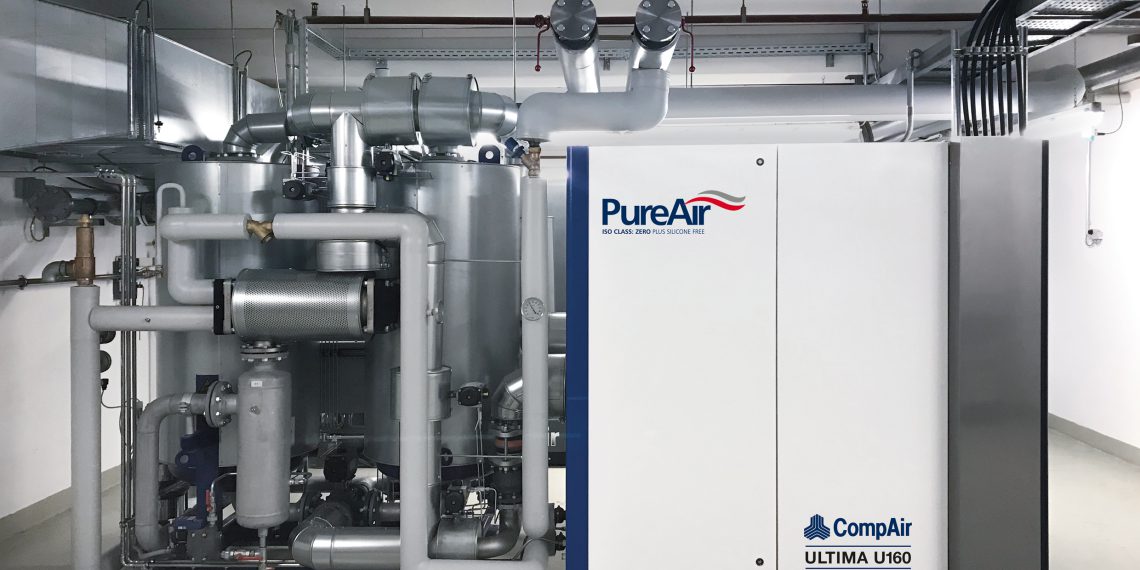 CompAir Ultima U160 bei Schwan Cosmetic im Einsatz.