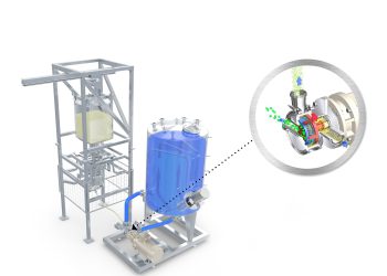 Prozessanlage mit Conti-TDS-Technologie. (Bild: Ystral)