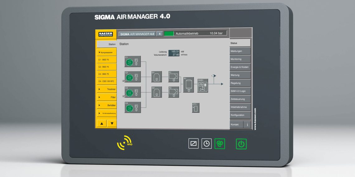 Der Sigma Air Manager 4.0 ist Grundvoraussetzung dafür, dass Sigma Smart Air genutzt werden kann. (Bild: Kaeser)