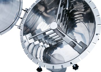 Die rotierende Mischwerkzeug des neuen Schüttgutmixers von Coperion