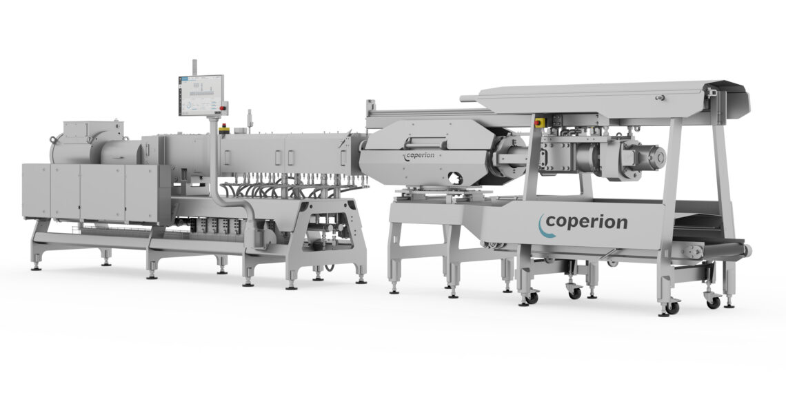 Kühl­dü­se ermög­licht fle­xi­bel ein­stell­ba­re Fleischersatztexturen