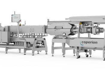 Kühl­dü­se ermög­licht fle­xi­bel ein­stell­ba­re Fleischersatztexturen