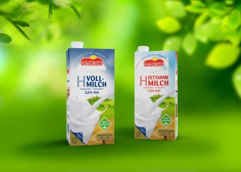 Die 1 milliardste combibloc EcoPlus-Packung wurde jetzt von der DMK Group, der größten deutschen Molkereigenossenschaft, abgefüllt. (Bild: SIG)