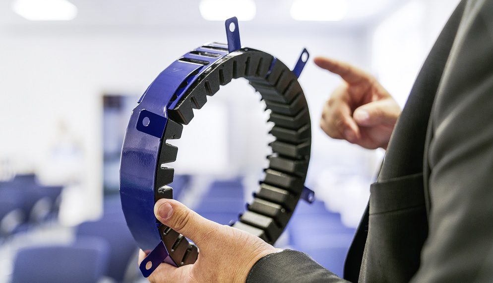 Curaflam XS Pro Brandschutzmanschette. Bild: Doyma