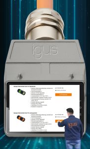 Im neuen Connector-Shop von Igus kann sich der Kunde jetzt direkt ab Lager und Losgröße 1 den passenden Stecker für seine Leitung bestellen. Bild: Igus