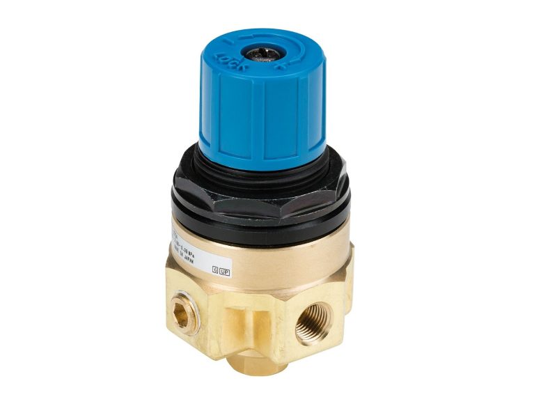 Regeln den Druck in Prozesswasserleitungen: Die leichten, kompakten und sehr robusten Druckregler der Serie WR110. Bild: SMC