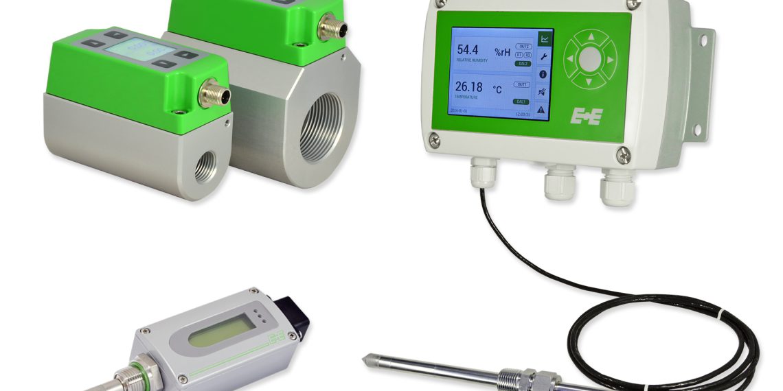 Gas-Durchflussmesser, Taupunktsensoren und Feuchte/Temperatur Messumformer. Bild: E+E Elektronik