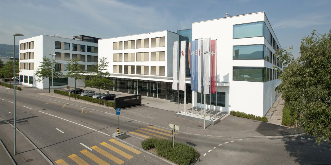 Der Sitz der Endress+Hauser Gruppe im schweizerischen Reinach. Bild: Endress+Hauser