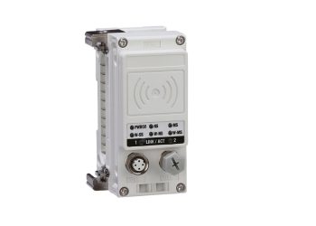 Die neuen Feldbusknoten EX600-W von SMC arbeiten drahtlos mit bis zu 127 Slaves zusammen. Speziell in beweglichen Anwendungen wie etwa an Roboterarmen schafft das eine ganz neue Bewegungsfreiheit. Bild: SMC