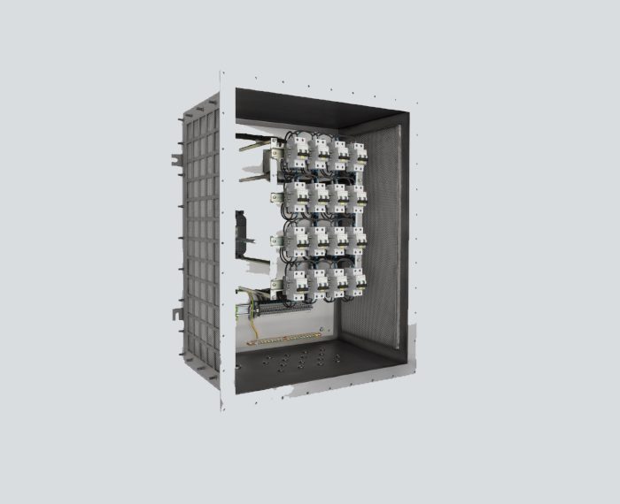 In den Schaltschränken sorgen gasdurchlässige, mehrschichtige Metallgewebe in den Seitenwänden für schnellen und sicheren Abbau auftretender Explosionsenergie. Bild: R. Stahl