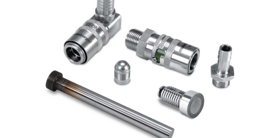 Bewährte Einbauteile ab sofort auch aus Edelstahl erhältlich. Bild: Meusburger