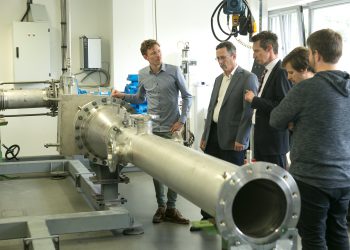 Zum Start des neuen ZIM-Projekts: Universität Paderborn, ORC-Windkanal im Labor an der FH Münster.