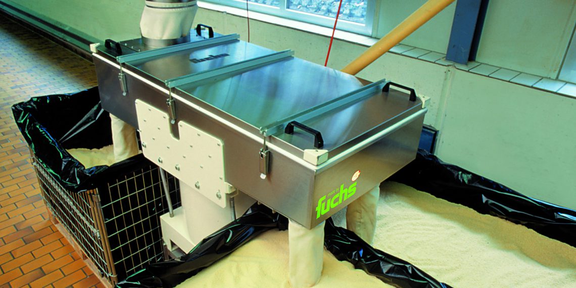 Plansiebmaschine SIFTOMAT, Einsatzbereich Lebensmittelindustrie. (Bild: Fuchs Maschinen)