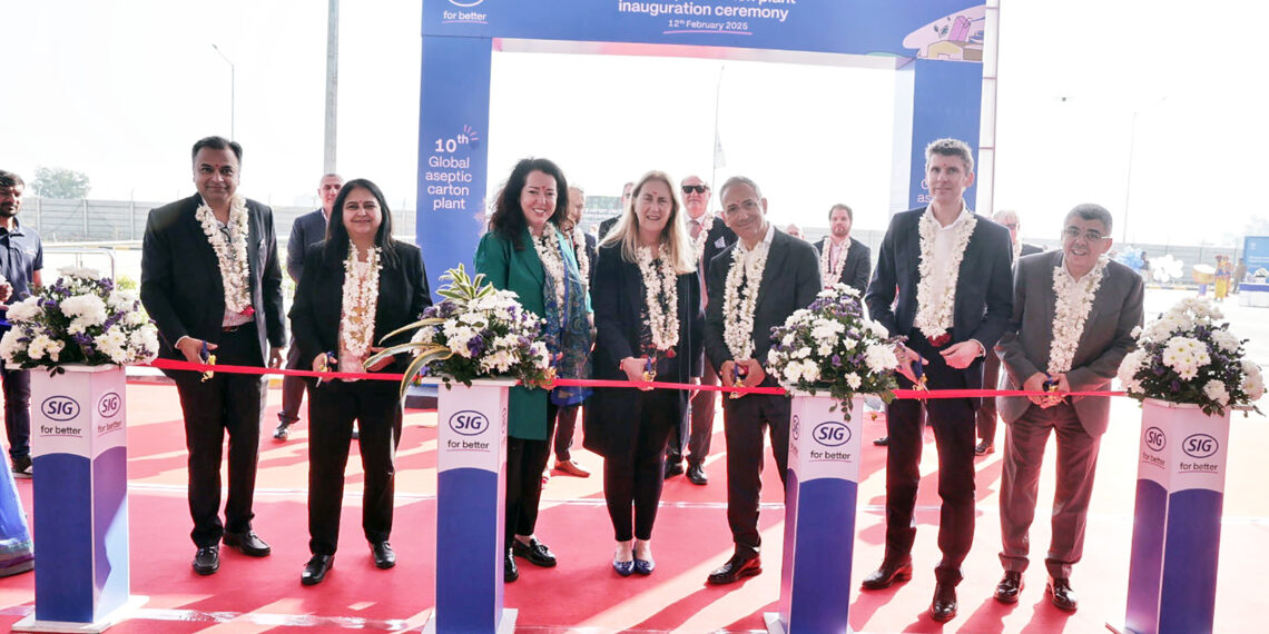 SIG eröffnet Werk für aseptische Kartonpackungen in Indien