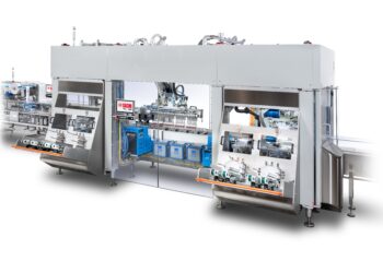 Ver­pa­ckungs­sys­tem für Snack-Displaykartons