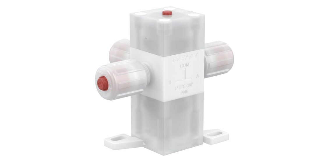 High Puri­ty 3/2‑Wege Membransitzventil